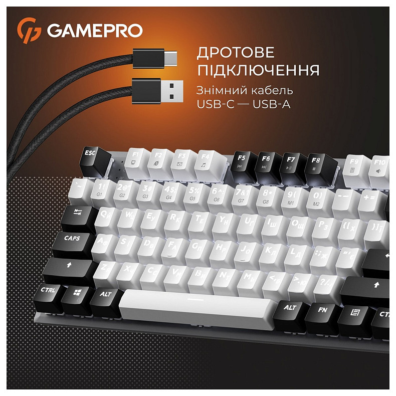 Клавиатура GamePro Genesis Joker MK124G Outemu Red Swithes USB Gray