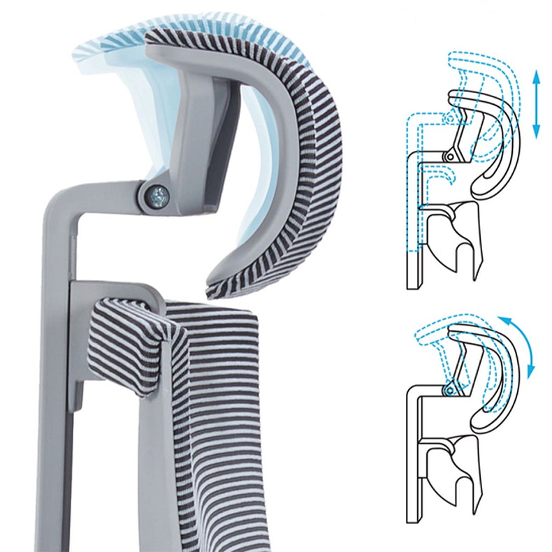 Крісло офісне OfficePro Balance OC620-G-DG-DG