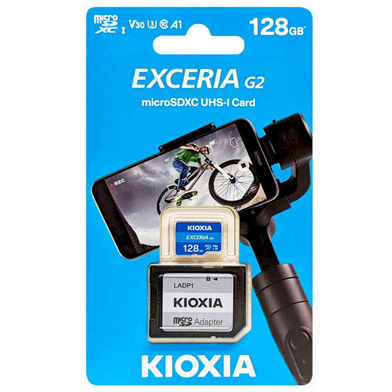 Карта пам’яті KIOXIA MICRO SDXC 128GB UHS-I LMEX2L128GG2