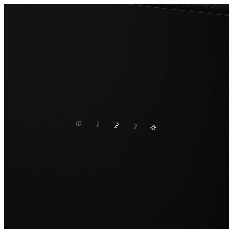 Витяжка Ardesto похила, 60см, 900м3ч, скло, 2х1Вт LED, сенсор, чорний