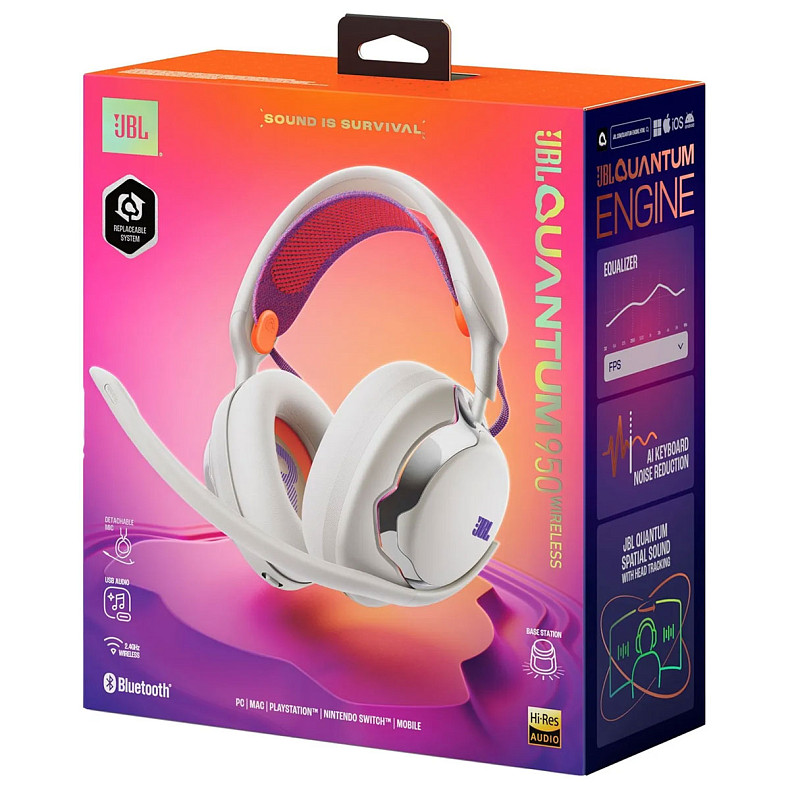 Наушники JBL Quantum 950 White (JBLQTUM950WHT)