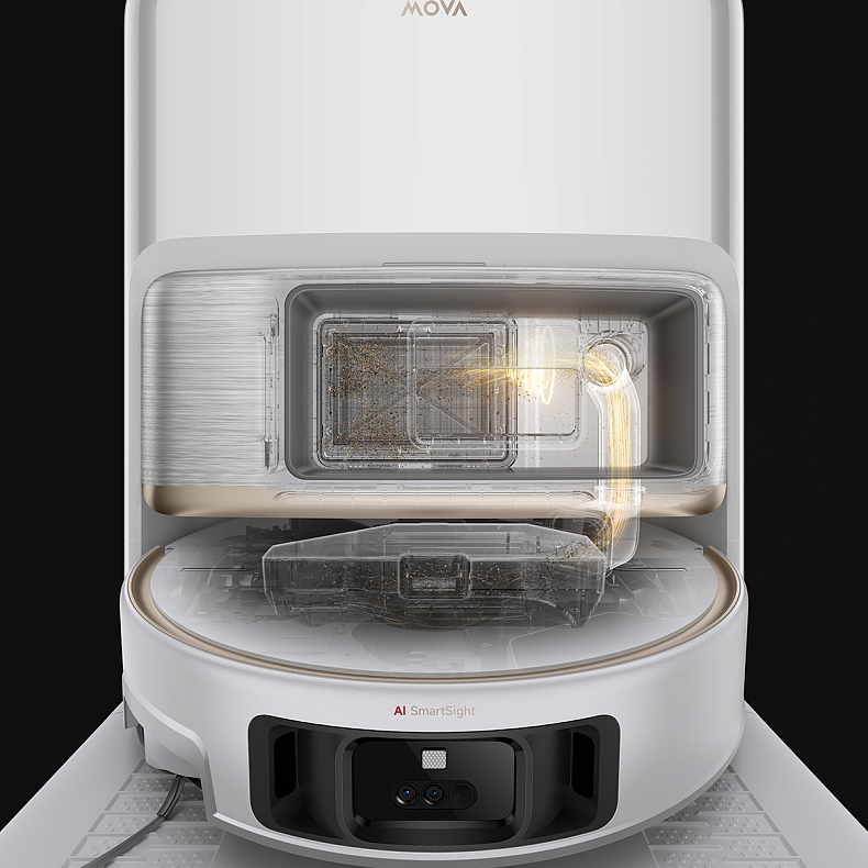 Робот-пилосос MOVA V70 Ultra Complete White-EUA