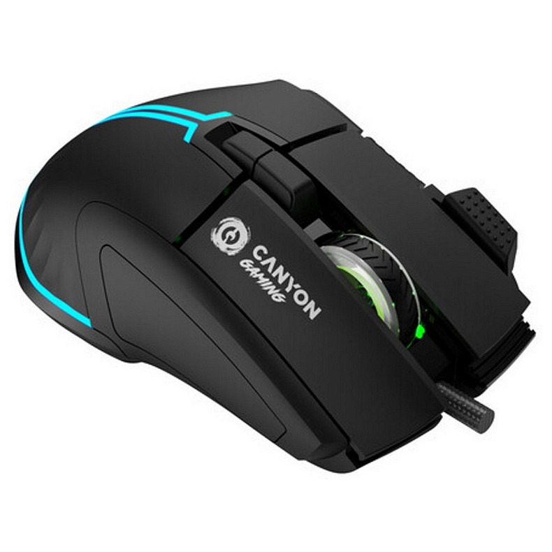 Мышь Canyon Fortnax GM-636 RGB USB Black (CND-SGM636B)