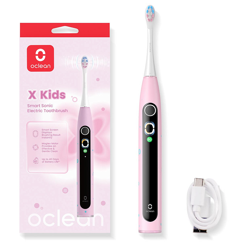 Електрична зубна щітка Oclean X Kids Pink - Пошкоджена упаковка