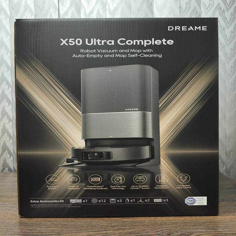 Робот-пылесос моющий Dreame X50 Ultra Complete Black -  Уценка
