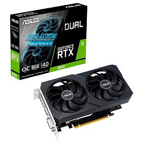 Відеокарта Asus Dual OC V2 GeForce RTX 3050 8GB GDDR6 (DUAL-RTX3050-O8G-V2)