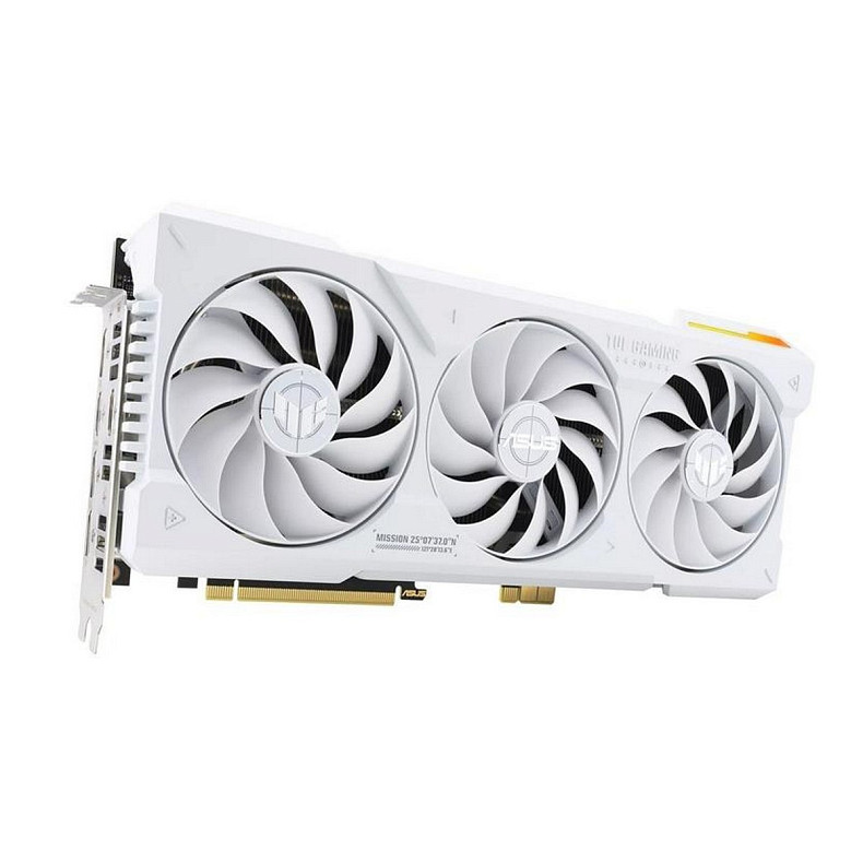 Відеокарта GF RTX 4070 Ti Super 16GB GDDR6X TUF Gaming BTF White Asus (TUF-RTX4070TIS-16G-BTF-WHITE)