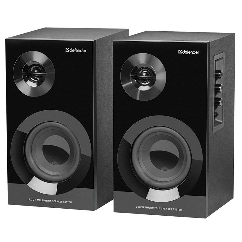 Акустична система 2.0 Defender Aurora S40, 40Вт (RMS) MDF Bluetooth,чорна