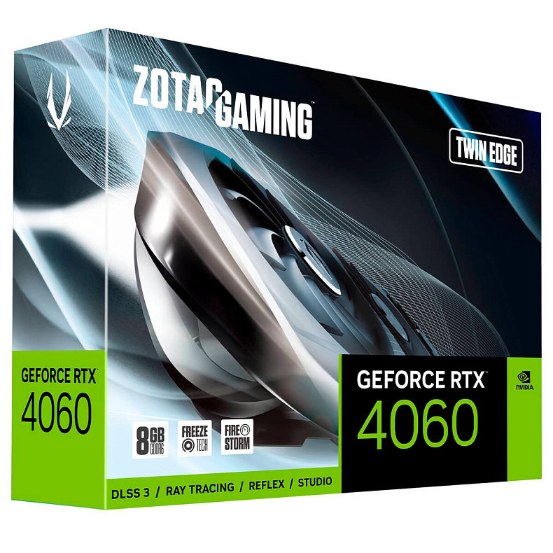 Відеокарта ZOTAC GeForce RTX 4060 Ti 16GB GDDR6X Twin Edge (ZT-D40620E-10M)