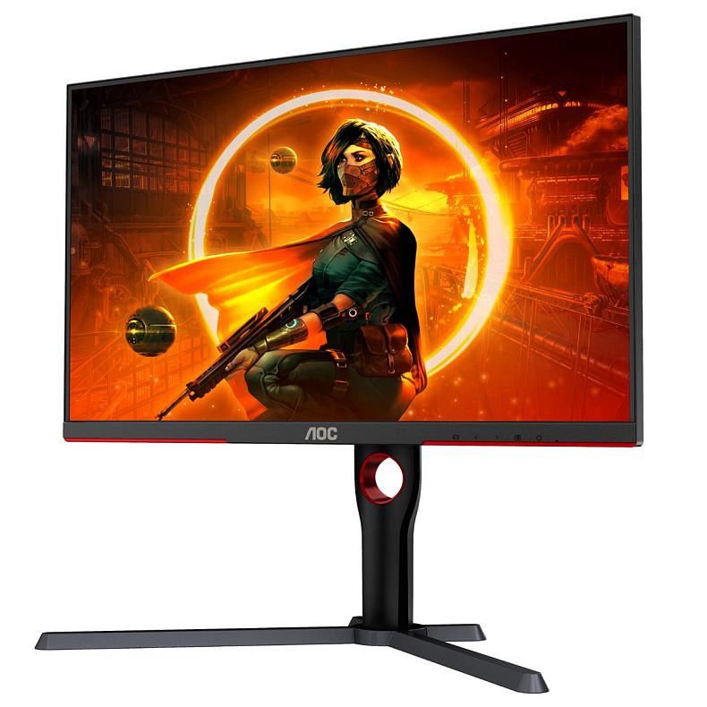 Монітор AOC 27" Q27G3XMN/BK, MiniLED QHD IPS, 180Hz, 1ms, 2xHDMI, DP, HAS, Pivot