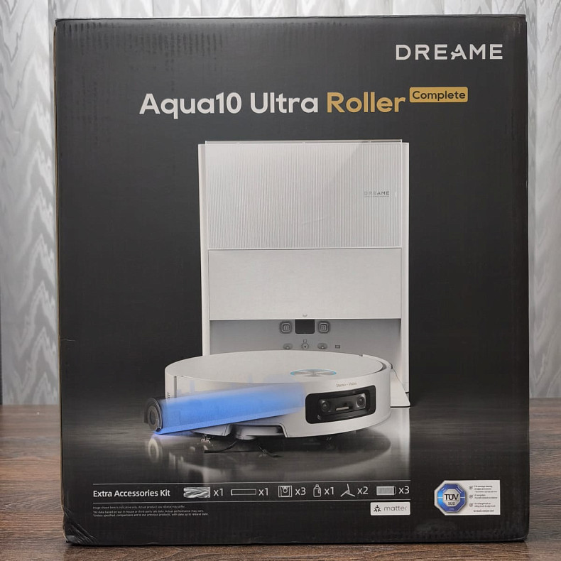 Робот-пилосос миючий Dreame Aqua 10 Ultra Roller Complete White - Уцінка