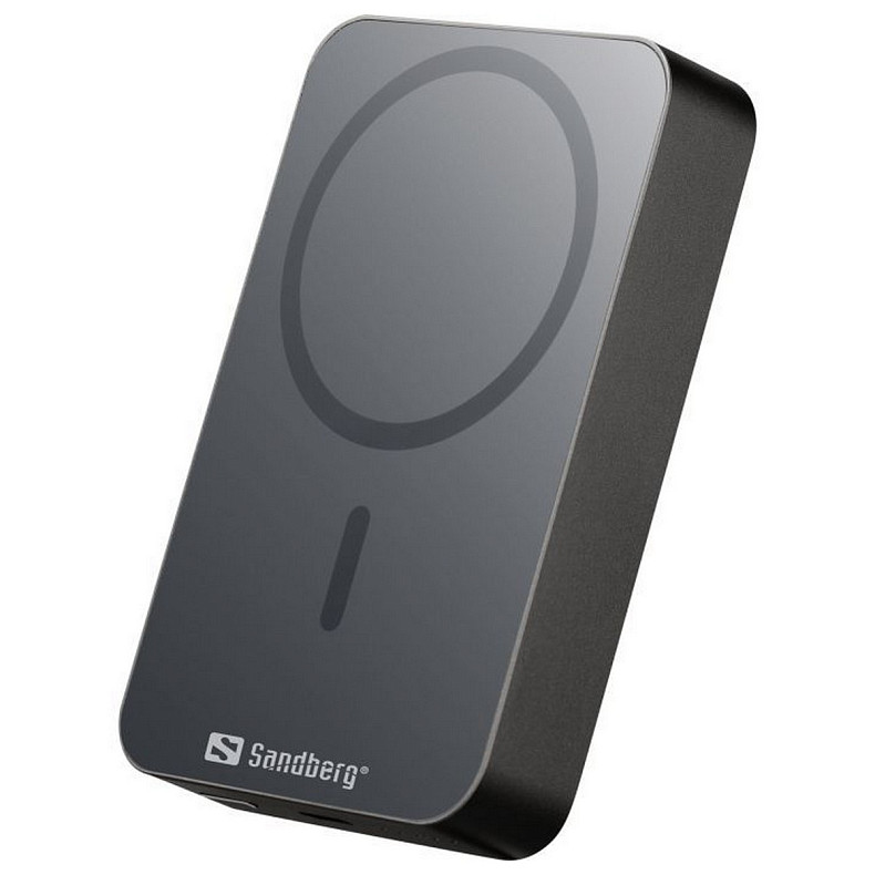 Универсальная мобильная батарея Sandberg Travel 10000mAh 20W 4,5A PD,QC3.0,USB-A,USB-C,LED, серый