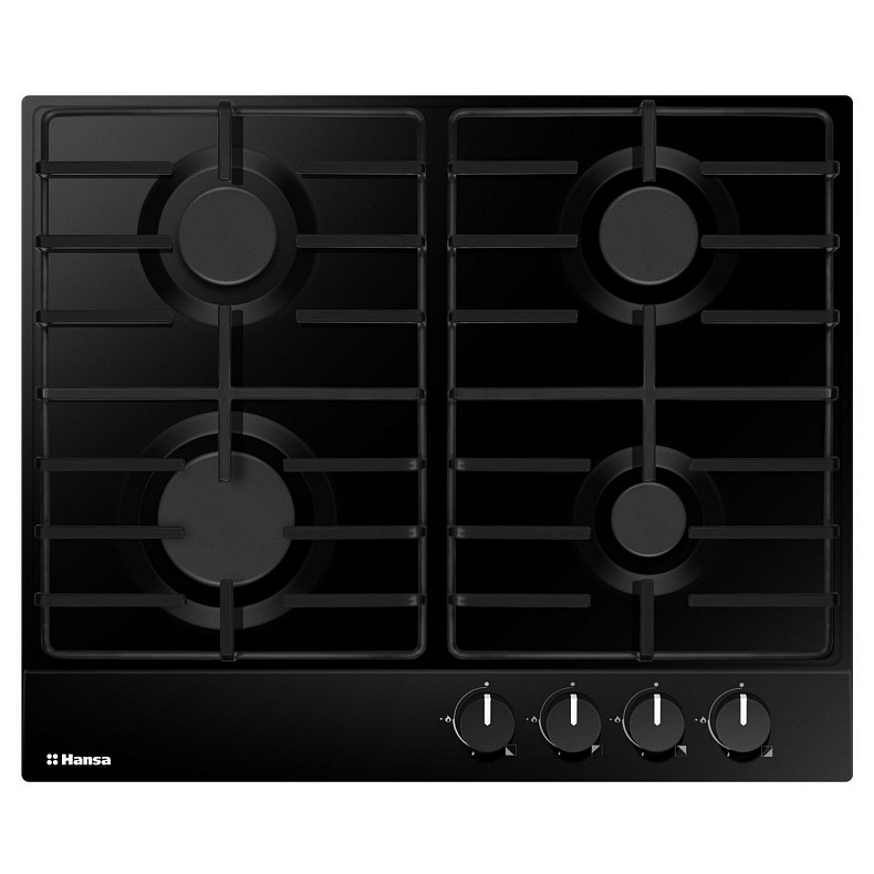 Варильна поверхня Hansa газова, 60см, чорний