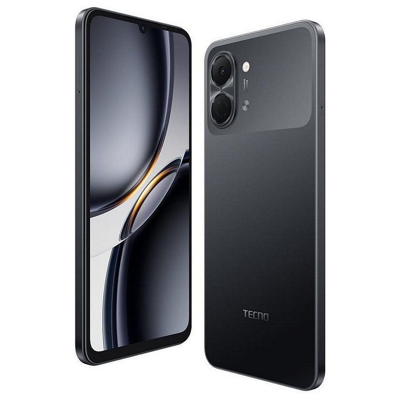 Смартфон Tecno Spark Go 3 (KN3) 4/64GB Ink Black (4894947105265)