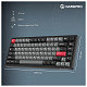 Клавиатура GamePro Asgard Yord Keychron Super Red Switch Black (MK266BK)