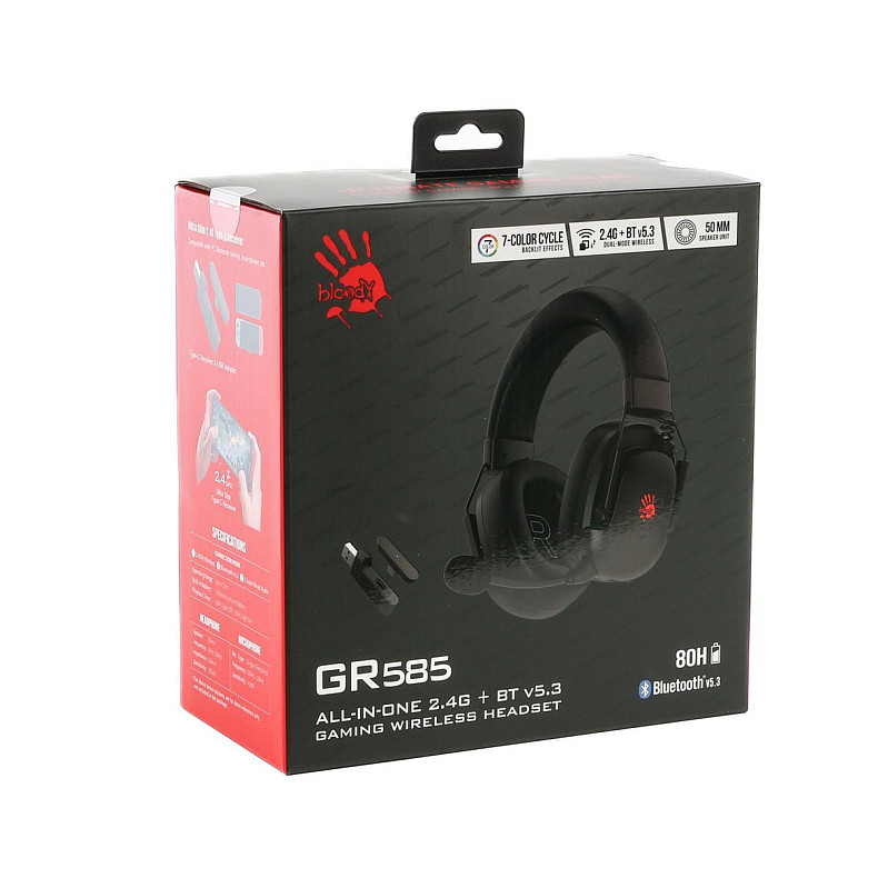 Bluetooth-гарнітура Bloody GR585 Black