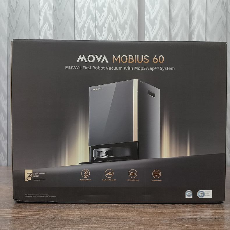 Робот-пилосос MOVA MOBIUS 60 Black-EUA - Уцінка