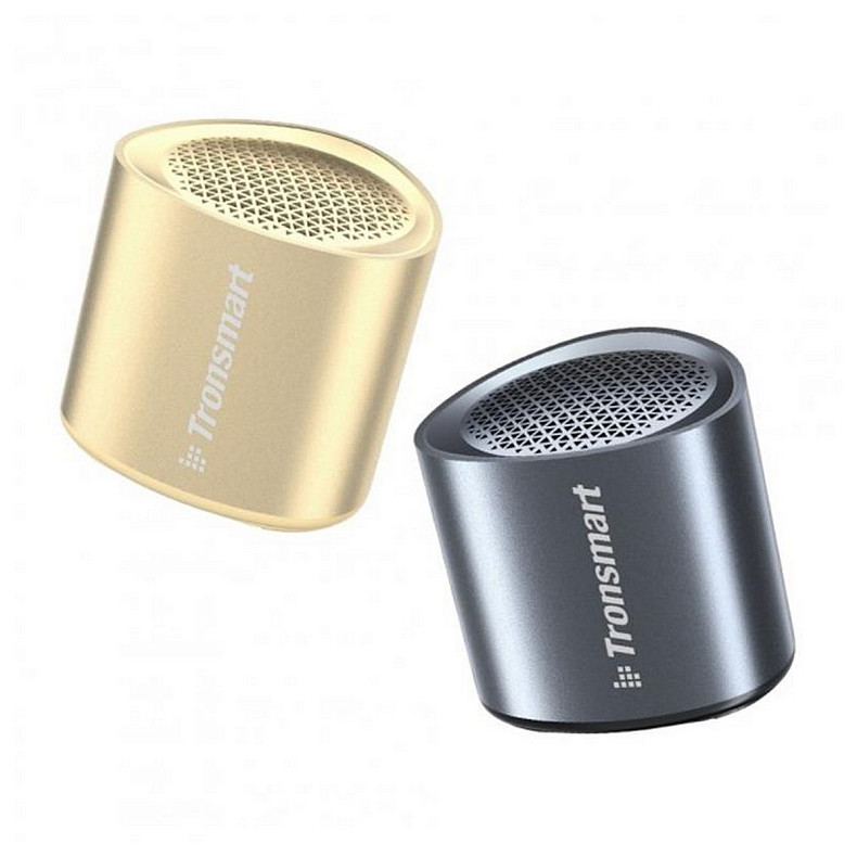 Акустическая система Tronsmart Nimo Mini Speaker Polar Black + Nimo Mini Speaker Gold (994703)