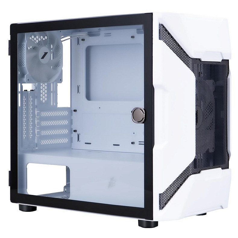 Корпус 1stPlayer D3-A-WH-1F7-14-W-1F7-W White без БП