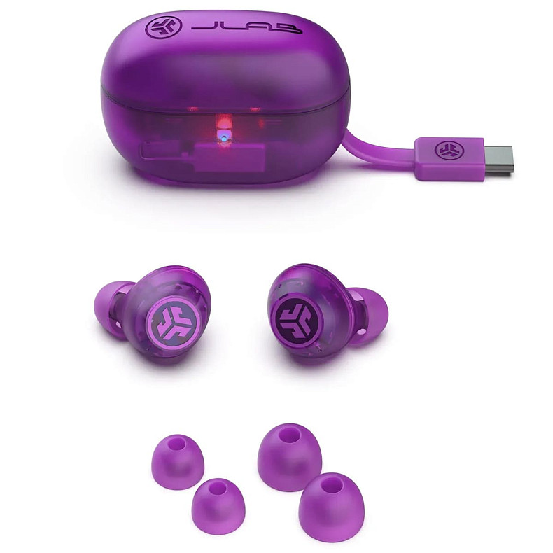 Наушники TWS Jlab Go Pop ANC (IEUEBGOANCRTRAPUR124)