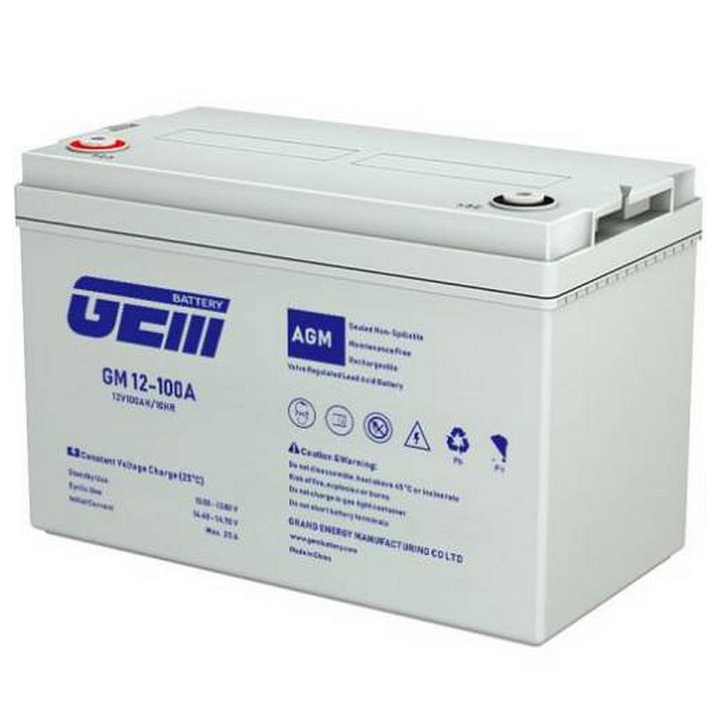 Акумуляторна батарея GEM Battery 12V, 100A, AGM