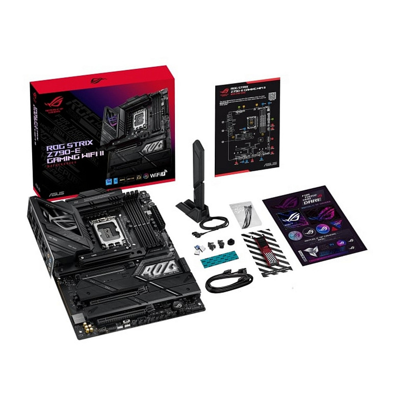 Материнская плата ASUS ROG STRIX Z790-E GAMING WIFI II 1700 Z790 4xDDR5 M.2 HDMI USB Type-C Wi-Fi BT