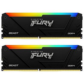 ОЗУ DDR4 2x16GB/3600 Kingston Fury Beast RGB (KF436C18BB2AK2/32)