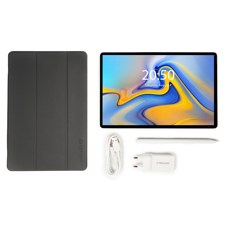 Планшет Teclast M50 8/128GB 4G Dual Sim Aqua Blue (M5H5CS/TL-112841) с чехлом и стилусом