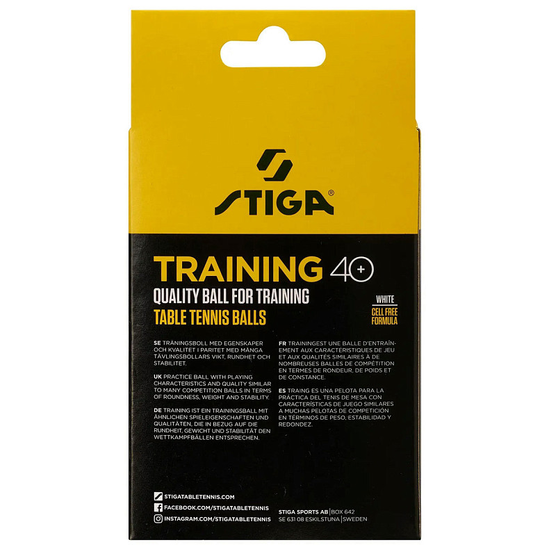 Мячи для настольного тенниса Stiga Training ABS 12шт (1110-2610-12)