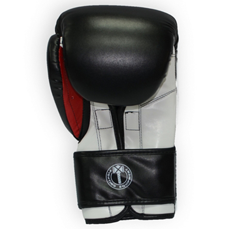 Перчатки боксерские THOR RING STAR 12oz /PU /черно-бело-красные