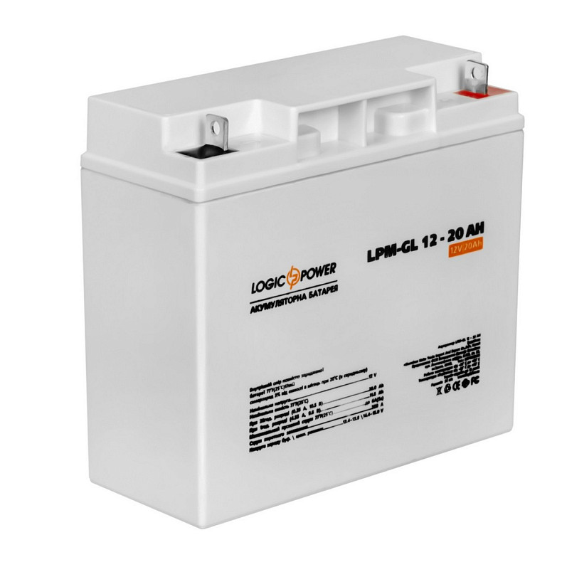 Акумуляторна батарея LogicPower 12V 20AH (LPM-GL 12 - 20 AH) GEL