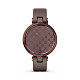Спортивные часы Garmin Lily Classic Dark Bronze/Paloma with Leather Band