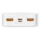 Универсальная мобильная батарея Baseus Bipow 20000mAh 20W, MicroUSB, 2xUSB, 1xType-C In/Out PD3.0, QC3.0 White