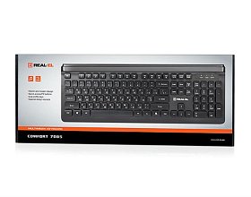 Клавиатура REAL-EL Comfort 7085 Black USB UAH