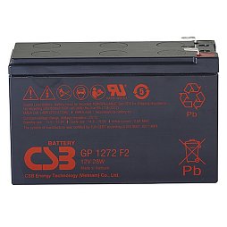 Акумуляторна батарея CSB 12V 7.2AH (GP1272, 28W) AGM (2,1 кг)