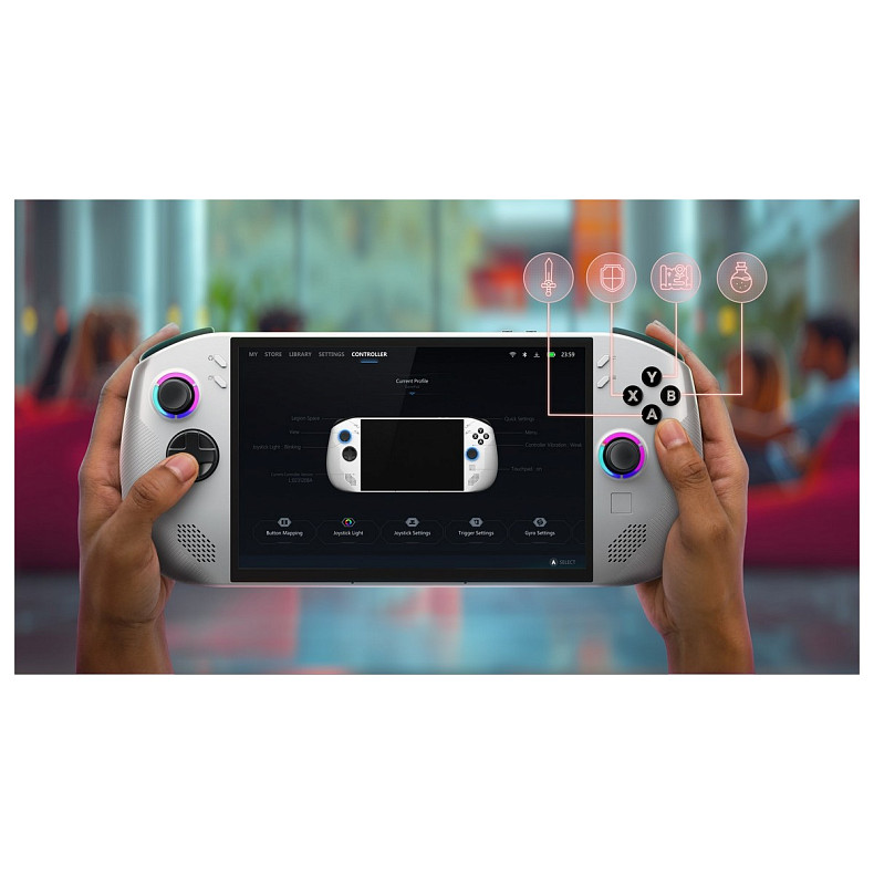 Портативная игровая приставка Lenovo Legion Go S 1 TB Glacier White (83L3001BRA)