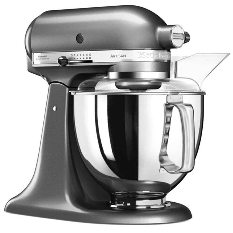 Кухонний комбайн KitchenAid Artisan 4,8 л 5KSM175PSEMS з відкидним блоком срібний медальйон