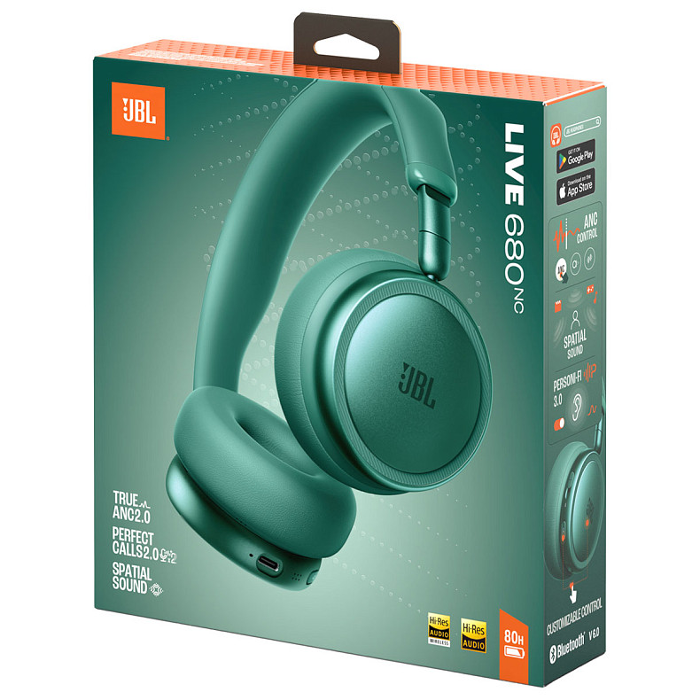 Наушники JBL Live 680NC Green (JBLLIVE680NCGRN)