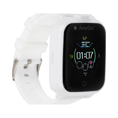 Дитячий смарт-годинник AmiGo GO006 GPS 4G WIFI Videocall White