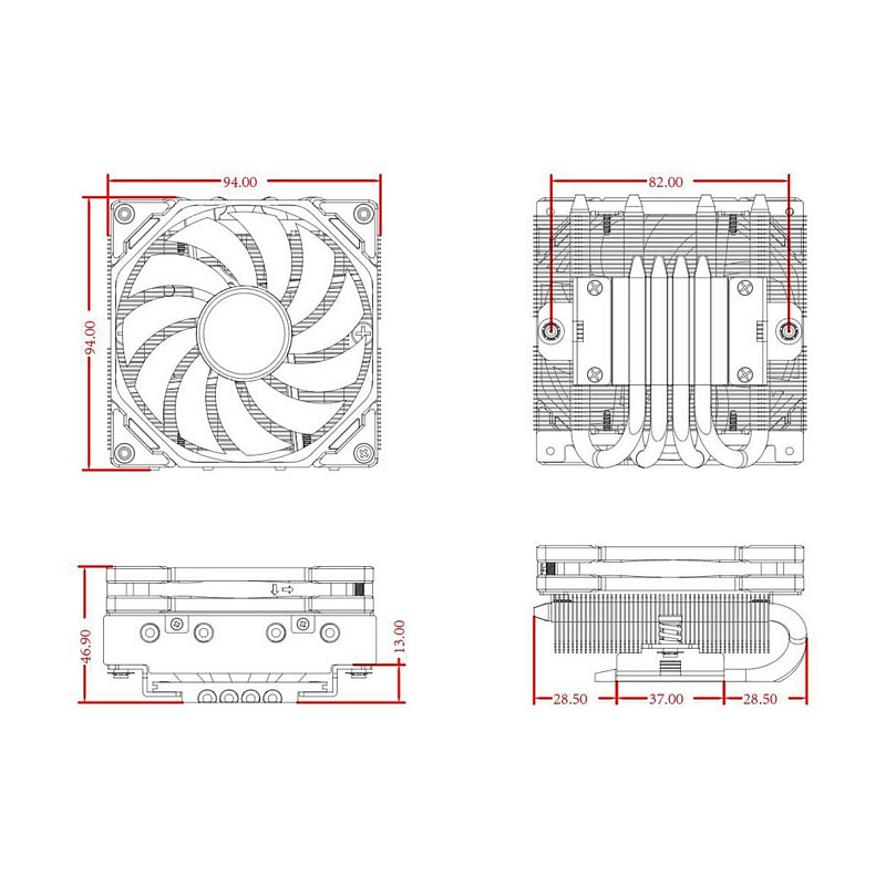 Кулер процесорний ID-Cooling IS-40-XT Black
