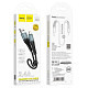 Кабель Hoco X38 USB - Lightning, 0.25м, Black (X38LB0.25)