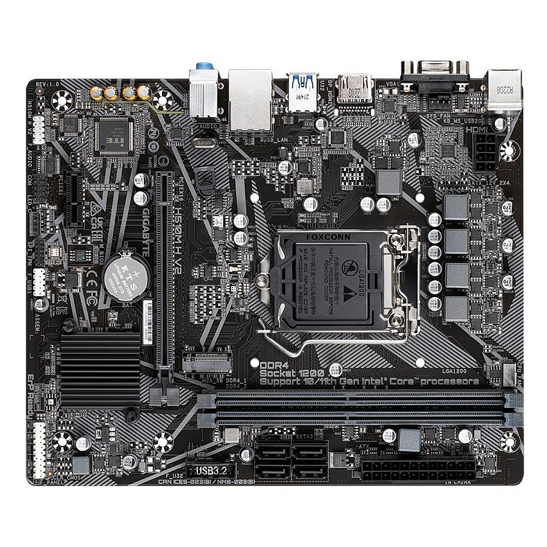 Материнская плата Gigabyte H510M H V2 Socket 1200