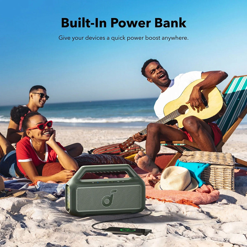 Портативная акустика ANKER SoundСore Boom 2 Зеленый (A3138062)