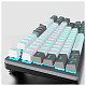 Клавіатура Aula Mechanical F3287 White/Grey keycap KRGD blue (6948391240688)