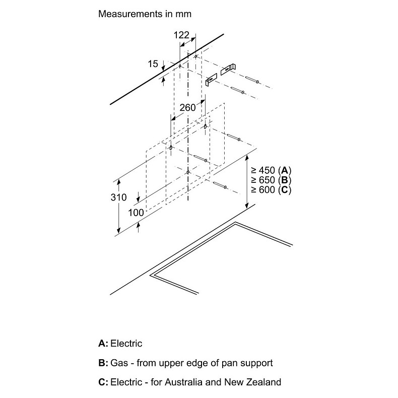Кухонна витяжка Bosch DWK63PJ60T
