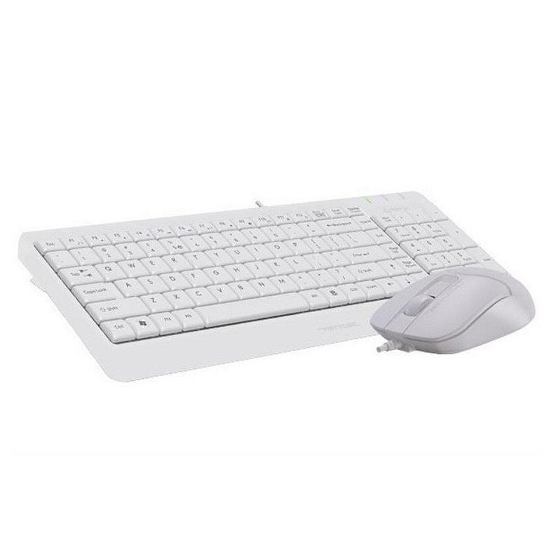 Комплект (клавіатура, миша) A4Tech F1512 White USB