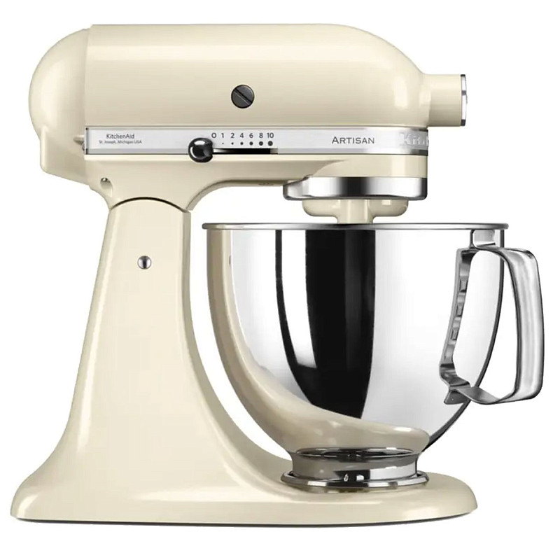 Кухонний комбайн KitchenAid Artisan 4,8 л 5KSM125EAC з відкидним блоком кремовий