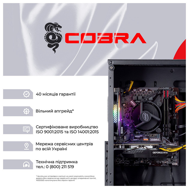 Персональный компьютер COBRA Advanced (I114F.16.S5.46.18484)