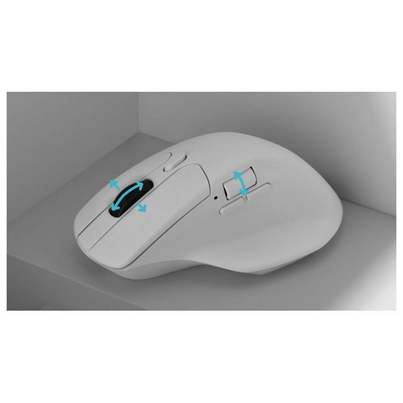 Мышь Keychron M6 BT/WL/USB-A/USB-C, белый