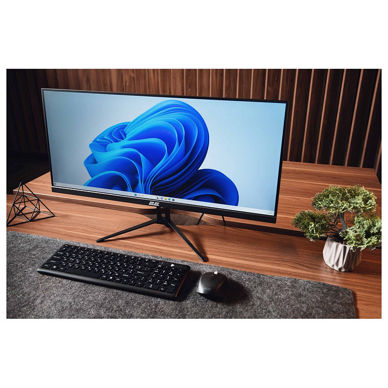 Монітор 2E 28.7" D2923B 2xHDMI, DP, Audio, IPS, 2560*1080, 21:9, 75Hz, FreeSync